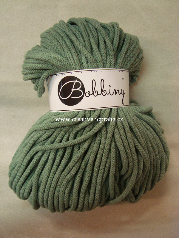 Bobbiny šňůry Premium 100m/5mm - Eukalyptus green